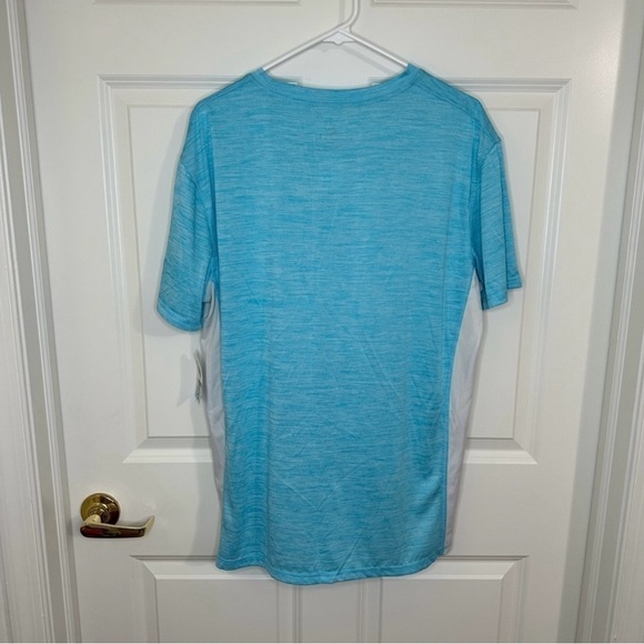 Mens Blue Laguna Sun Protection Shirt Size L New - Picture 2 of 5